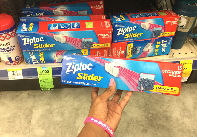 *HOT* $1 (Reg $3.79) Ziploc Slider Storage Bags at Walgreens (Print Now!)