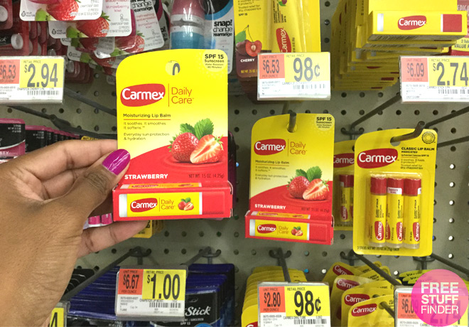 $0.38 (Reg $1) Carmex Lip Balm at Walmart