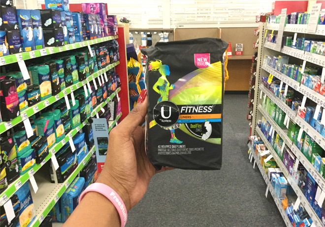 $1.86 (Reg $4.49) U by Kotex Fitness Panty Liners at CVS (Print Now!)