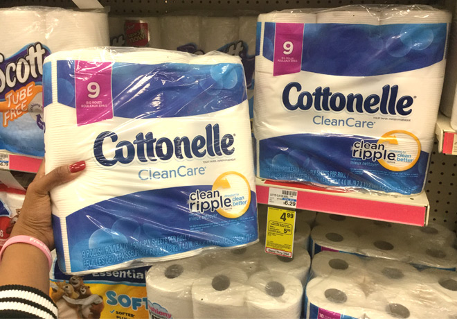 $2.16 (Reg $6.19) Cottonelle Clean Care Bath Tissue at CVS (Today Only!)