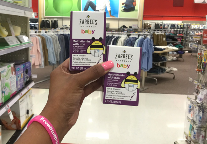 $4.49 (Reg $10) Zarbee's Baby Multivitamin with Iron at Target (Load Now!)