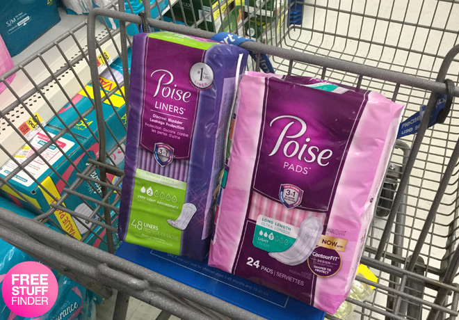 $1.68 (Reg $4.68) Poise Liners at Walmart