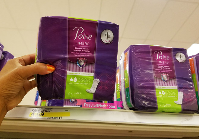 *HOT* FREE Poise Liners and Pads at Target + $1.31 Moneymaker