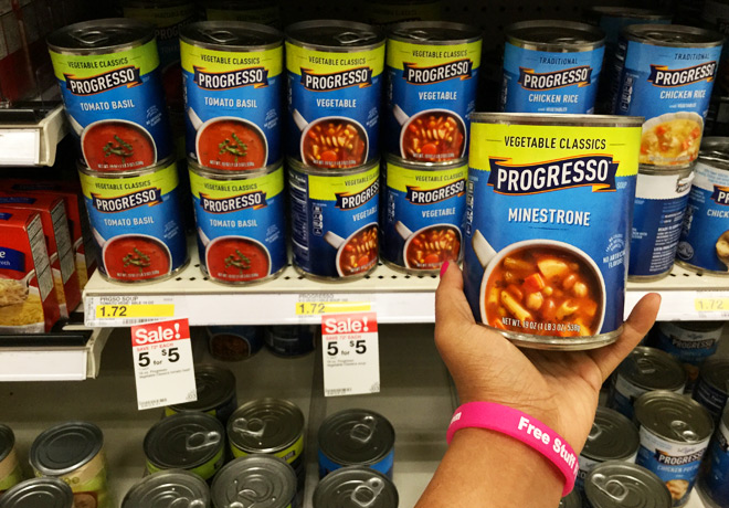 $0.80 (Reg $1.72) Progresso Vegetable Classics Soup at Target