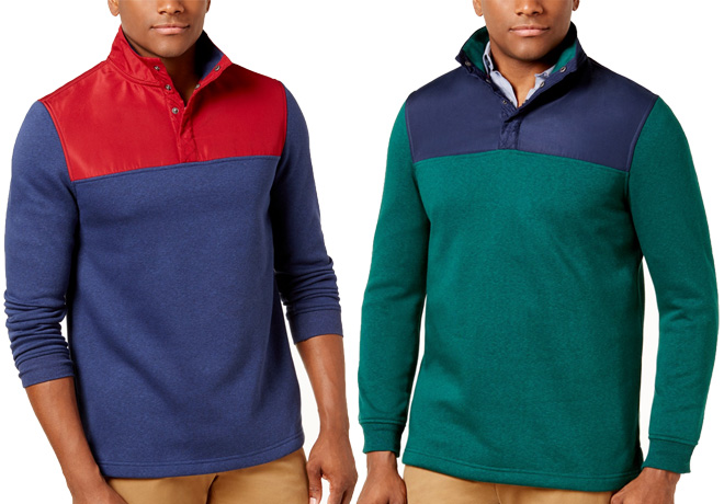 $9.96 (Reg $65) Men's Fleece Pullovers