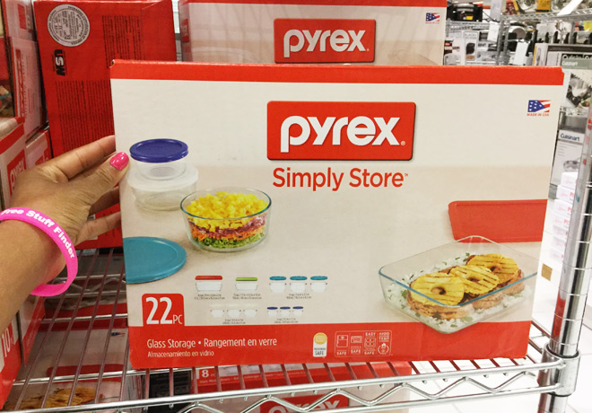 Macy's: Pyrex Food Storage 22-Piece Set ONLY $34.99 (Reg $80) + FREE 6-Piece Set