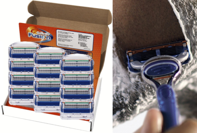 $23.47 Gillette Fusion Manual Razor Blade Refill 12-Pack + FREE Shipping ($1.96 Each!)
