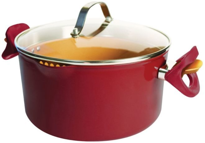 $15 (Reg $30) Red Copper Pasta Pot + FREE Pickup