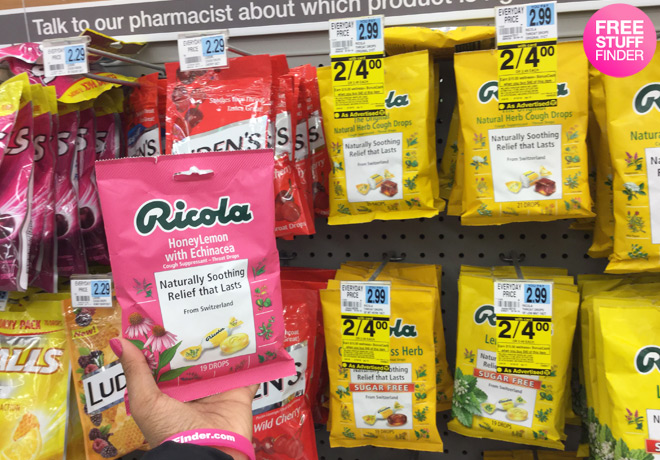 $1 (Reg $3) Ricola Lozenges at Rite Aid