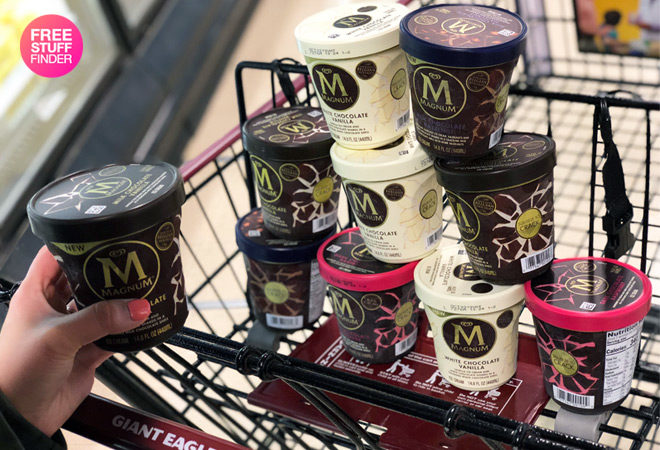 FREE Magnum Ice Cream Samples at Giant Eagle (Try the NEW Magnum Pints!)