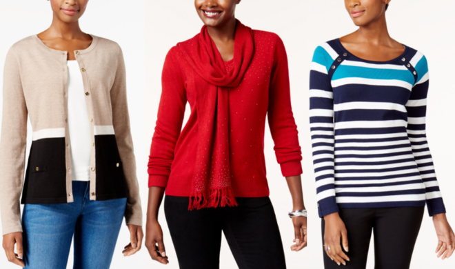 Up to 75% Off Womens Sweaters + FREE Pickup (From $9.36!)