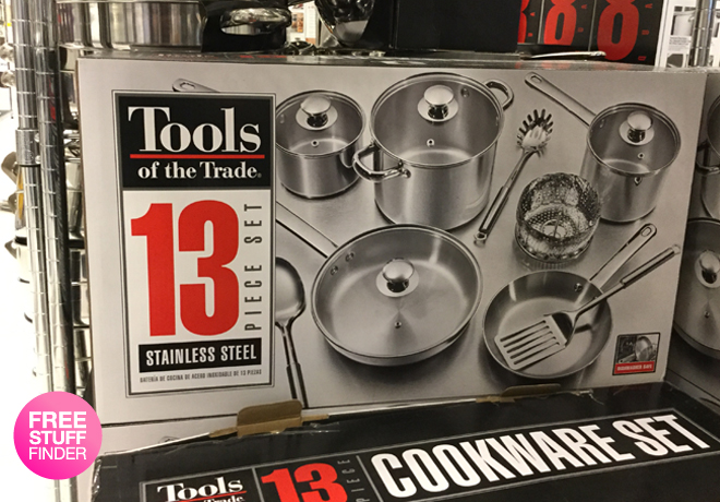 *HOT* $29.99 (Reg $120) Tools of the Trade 13-Piece Cookware Set + FREE Shipping