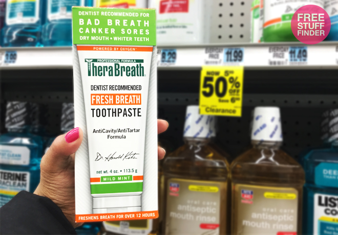 $5.49 (Reg $12) TheraBreath Fresh Breath Toothpaste at Rite Aid