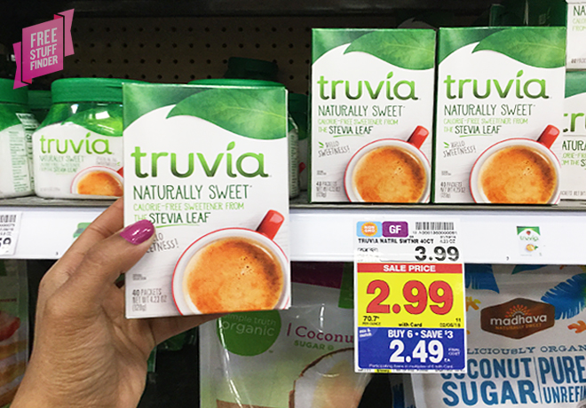 $0.49 (Reg $4) Truvia Sweeteners at Kroger