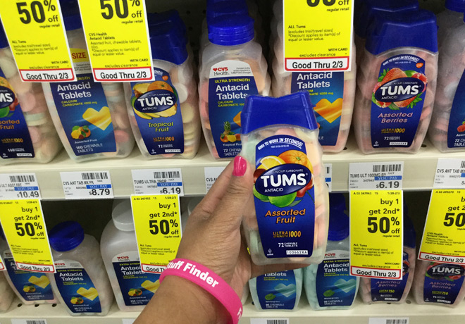 $3.14 (Reg $6.19) Tums Antacids at CVS