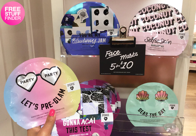 $1 (Reg $5) Victoria’s Secret Face Masks