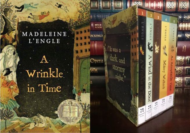 $10.99 (Reg $38) The Wrinkle in Time Quintet Boxed Book Set