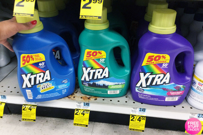 $1.50 (Reg $3.49) Xtra Laundry Detergent at Rite Aid (No Coupons Needed!)