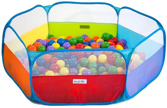 Rainbow Hexagon Children Twist Playpen ONLY $9.99 on Amazon