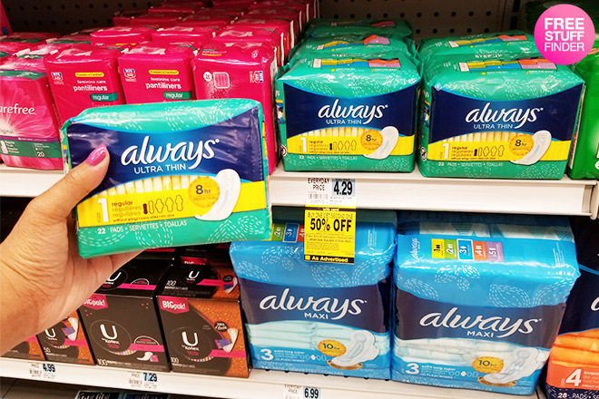 Always Ultra Thin Pads Only $1.52 at Rite Aid (Regularly $4.29 - Print Now!)