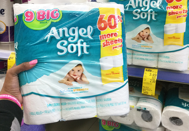 Angel Soft Bath Tissue for ONLY $2.49 at Walgreens ($0.28 per Big Roll!)