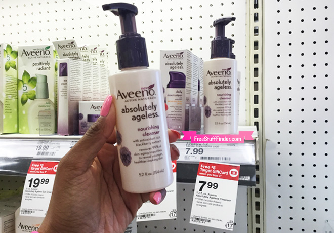 50% Off Aveeno Facial Cleansers at Target