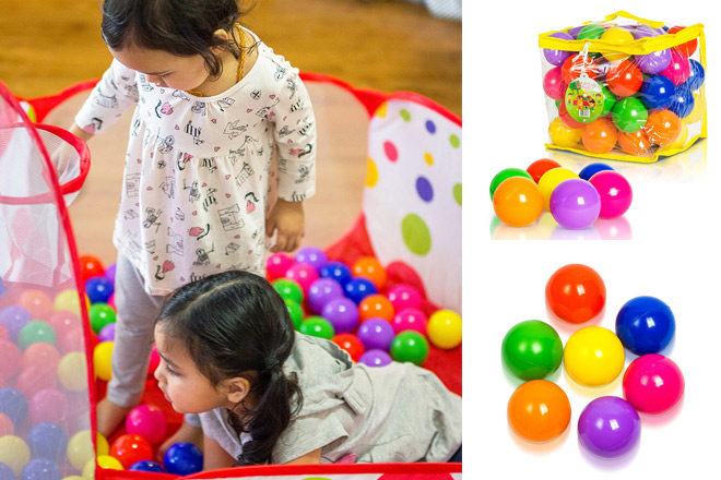 Amazon: Kids Soft Plastic 50-Ct Ball Set for ONLY $7.99 (Over 1000 Reviews) - Best Price!