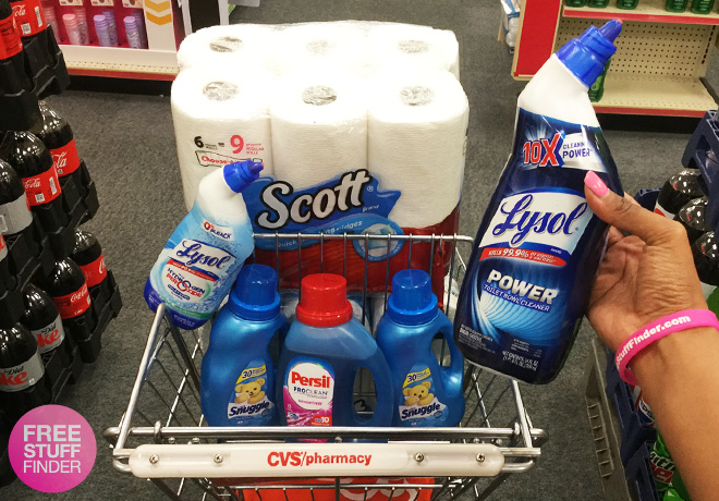 OVER 80% Off Scott, Persil, Snuggle & Lysol Household Products at CVS