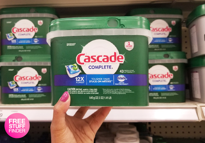 Cascade ActionPacs Dishwasher Detergent ONLY $4.57 at Target (Regularly $14)