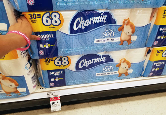 Charmin Double-Plus Bath Tissue 30-Pack Just $8.51 at Target - Regularly $16.39