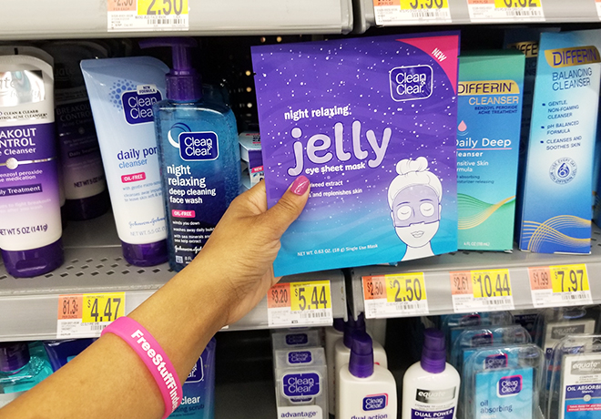 FREE Clean & Clear Jelly Eye Sheet Mask at Walmart + $0.50 Moneymaker