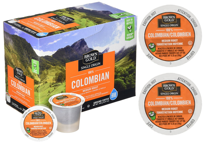 Amazon: 24-Count Colombian Coffee for $5.85 + FREE Shipping ($0.24 Each!)