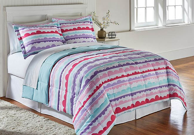 Reversible Microfiber Down-Alternative Comforters Just $11.99 - Reg $120