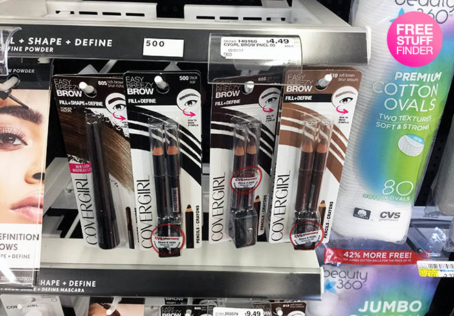 CoverGirl Easy Breezy Brow Pencil 2-Pack Just $0.37 at CVS (Regularly $4.49)