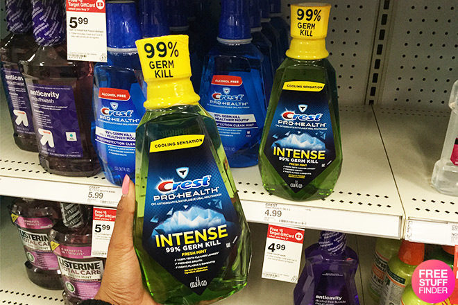 *HOT* Crest ProHealth Intense Mouthwash Only $1.32 at Target (Reg $5) - Over 70% Off