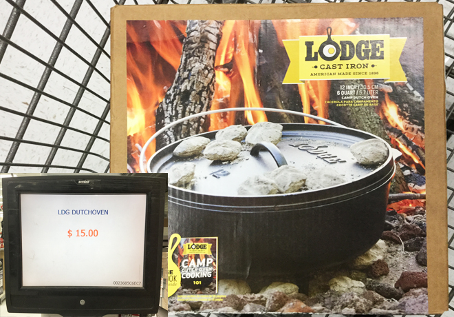 Possible Clearance Find: Lodge Cast Iron Dutch Oven ONLY $15 at Walmart (Reg $65)