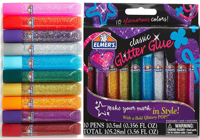 Amazon: Elmer's 10-Count Glitter Glue Pens Just $2 (ONLY $0.20 Each!)