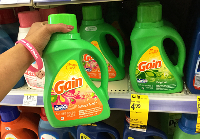 Gain Laundry Detergent JUST $2.99 at Walgreens (Reg $7.79) - 9¢ Per Load!