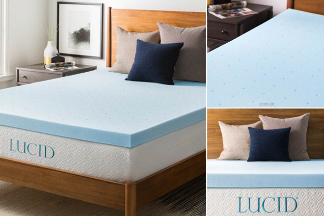 Gel Infused Memory Foam Mattress Topper JUST $33.74 + FREE Shipping (Reg $75)