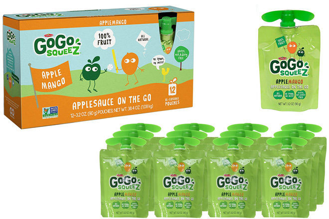 Amazon: GoGo SqueeZ 72-Ct Pouches JUST $27 + FREE Shipping (Just $0.38 Per Pouch)