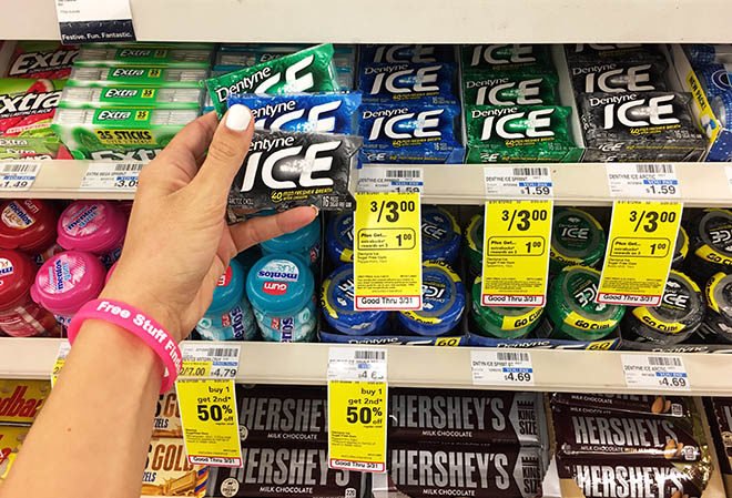 FREE THREE Dentyne Gums (9-18 Count) at CVS + $0.25 Moneymaker ($4.77 Value!)