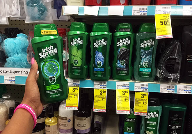 Irish Spring Body Wash Only $1.32 at CVS - Regularly $4.89