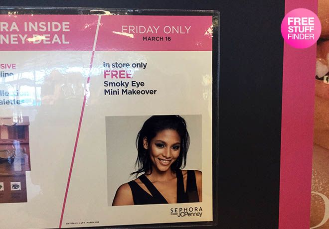 FREE Sephora Smokey Eye Mini Makeover at JCPenney + $15 Select Bras (Today Only!)