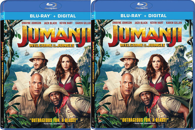 Jumanji Welcome to the Jungle Blu-Ray for JUST $10 on Amazon (Regularly $15.50)