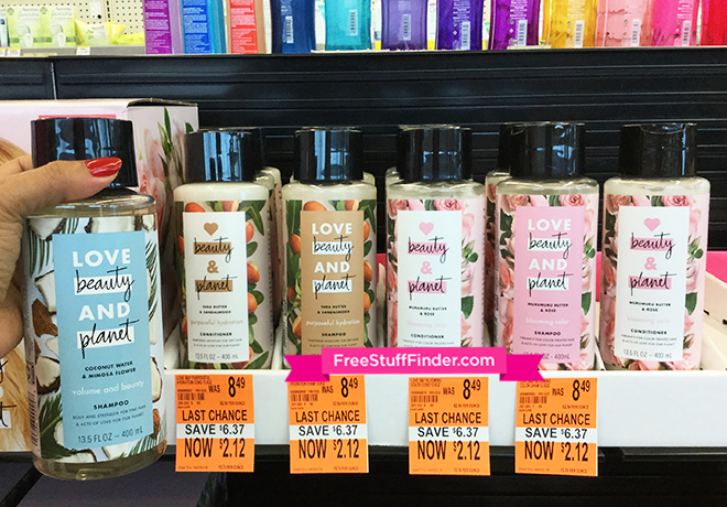 Clearance Find: Love Beauty and Planet Hair Care Just $0.62 at Walgreens – Reg $8.49