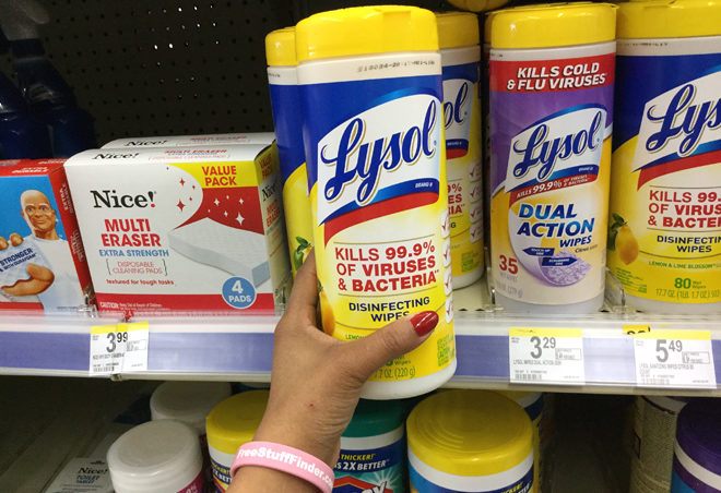 Lysol Disinfecting Wipes, Only $1.49 at Walgreens (Reg $3) - Buy 1 Get 1 FREE!