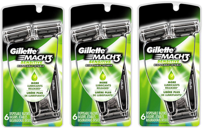 Amazon: Gillette Men's Disposable Razor 6-Pack for $7.84 (Reg $14.49 - Today Only!)