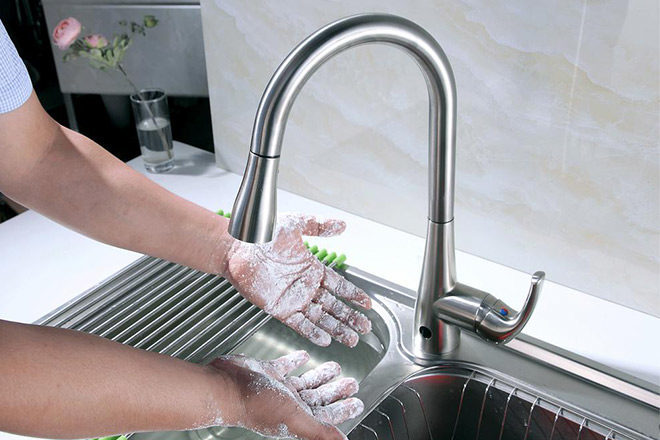 Motion Sensor Kitchen Faucet Only $129 + FREE Shipping (Reg $229 - Today Only!)