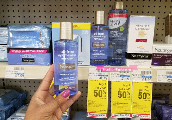 Neutrogena Oil-Free Eye Makeup Remover Only $4.59 at CVS (Regularly $8.79)