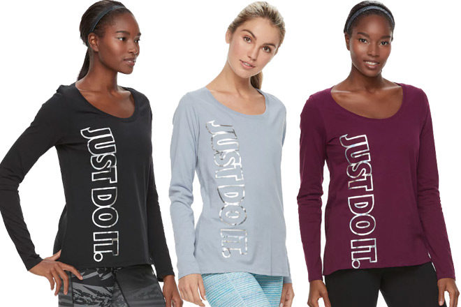 Nike Sportswear Women's Long-Sleeve T-Shirt for ONLY $9 + FREE Shipping (Reg $30)